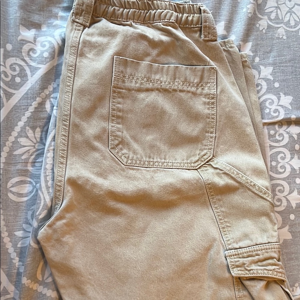 Fashion Nova Tan Cargo Pants for Women